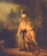 Davids Abschied von Jonathan Rembrandt